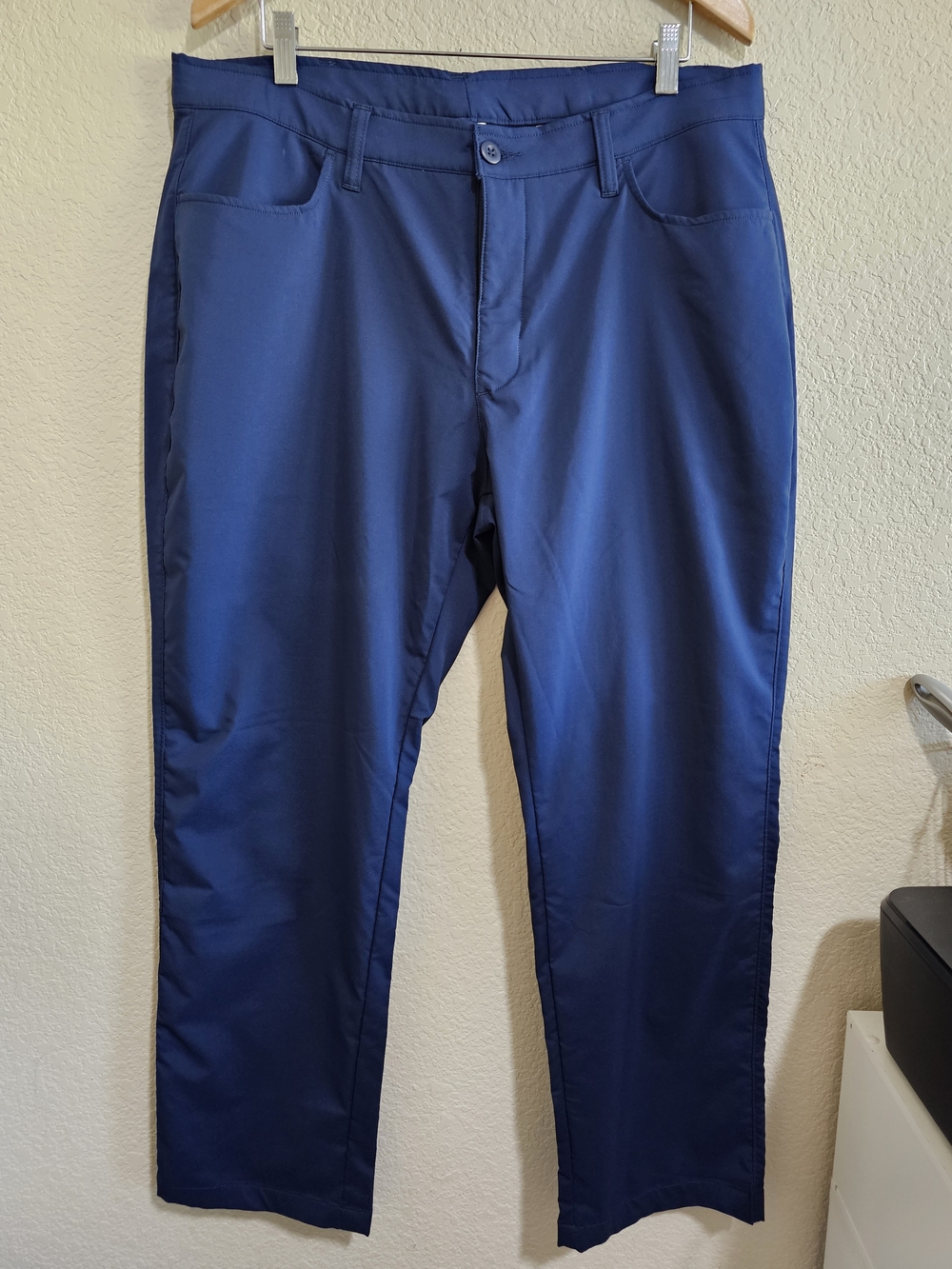 Under Armour Men's Loose Fit Golf Pants Navy Blue Performance Stretch 40x30 UA